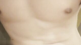 chinese amateur with fine skin and tender meat, very sensitive constitution, continuous orgasm