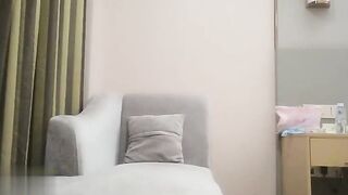 chinese amateur with fine skin and tender meat, very sensitive constitution, continuous orgasm