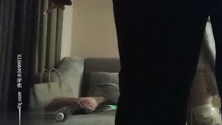 chinese amateur with fine skin and tender meat, very sensitive constitution, continuous orgasm