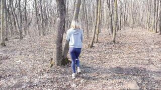 blonde milf on a run masturbates inside outdoors and gets squirted into pants #bigass #latina #public #extreme