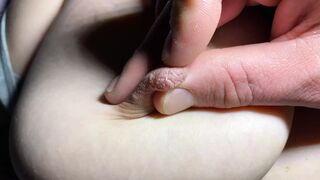 Goddess bimbos Loves when he Massages and Man Handles her Long Jugs