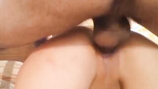 Oral Sex and pounded inside motel with slender amateur