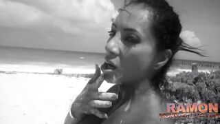 on the beach we banged RAMONMONSTERCOCK.COM
