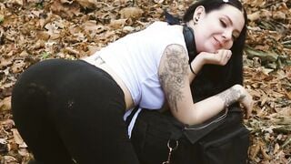 Submissive bae gets repeated assfucking while mountain climbing, with piss and sweaty booty eating for fuel