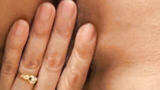 Amateur skank fucks with a sex toy and then gets her booty stretched