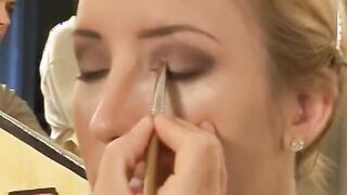 Turned On Women getting plowed while muff diving on the couch and share cummed