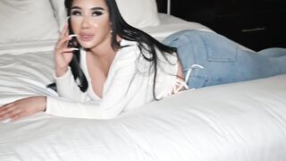 (See This) Crazy Hot Beauty Black Stepmom Takes Stepsons Game Away To Make Him CUM!! | ft Jennifer Exxotic