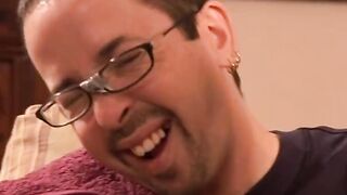 Adorable little blonde geeks women with pigtails gets screwed inside her mouth and vagina