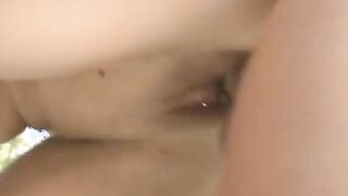 Well-set-up starving lady sucks and ride dick and gets her mouth full of semen