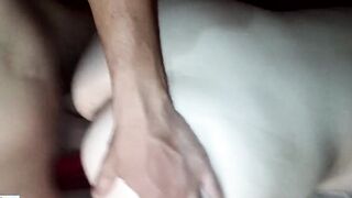 Giving a beauty oral sex to her hubby