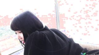 Aina Nanjyo amateur Japanese camgirl with huge boobies, tall and chubby first time on adult scene MUST WATCH BODY! casting couch interview pt1