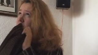 Grosse Blonde dana 24 Jahre ist etwas taut langsam auf