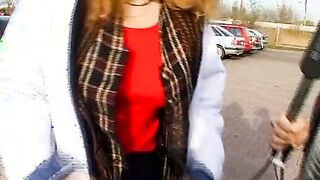 Grosse Blonde dana 24 Jahre ist etwas taut langsam auf