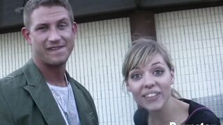 18 Bombshell Nicole Ray Snatch Boned Outdoor