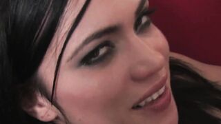 Hottie Goddess Hispanic! Mandy More wears red knee-highs during sex