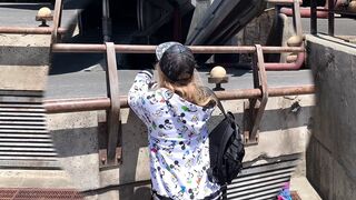 PAWG Cheetah Adora Gets Banged at Disney Theme Park Doggy Style Give BWC Fellatio