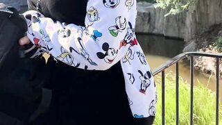 PAWG Cheetah Adora Gets Banged at Disney Theme Park Doggy Style Give BWC Fellatio