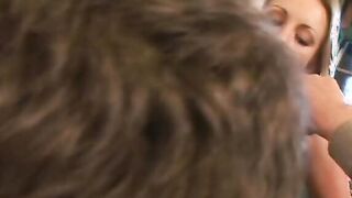 Beauty blonde thot after solo masturbation gets her asshole drilled by her hubby