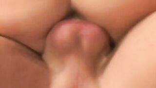 Beauty blonde thot after solo masturbation gets her asshole drilled by her hubby