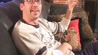 Frisky blonde gets a cummed into her asshole