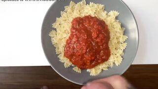 I EAT MY MAN'S CUM PASTA AND I LOVE IT!