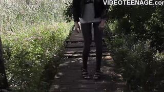 slender teenagers first porno audition
