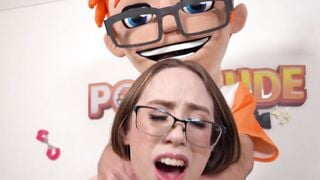 Big Titted bimbo with glasses Jackie Hoff gets a rough pounding