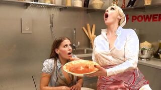 POWER BDSM - Italian Food Bondage For Eveline Dellai - ft. Brittany Bardot