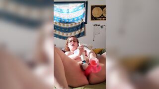 Amateur BBW Ride and Fucks XL Toy
