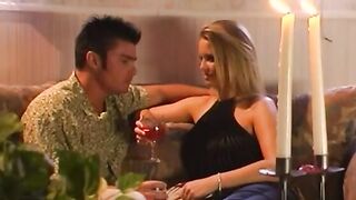 Blonde with short hair and perfect titties got her vagina licked and banged