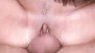 Cutie dark hair puts her soak box down on a rough penis