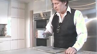 2 long cocks fill up the asshole and the vagina on this super young dark hair