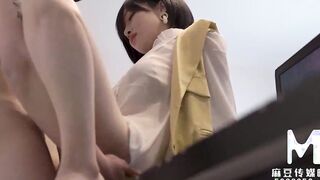 ModelMedia Asia-Female Reporter's Live Sex-Gu Tao Tao-MMZ-052-Best Original Asia Porn Sex Tape