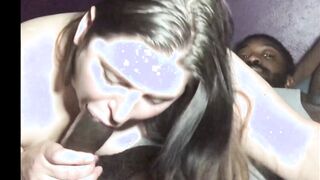 Bbw offer sloppy toppy inside her bedroom