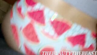 Fucking Air Bnbs Guest's Gf On Kitchen Table Ft. G-String Fucking pov