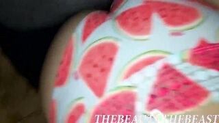 Fucking Air Bnbs Guest's Gf On Kitchen Table Ft. G-String Fucking pov