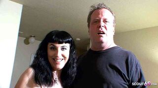 REAL OLD LOVERS WITH UNSHAVED FIANCE AND SMALL COCK DUDE AT CASTING