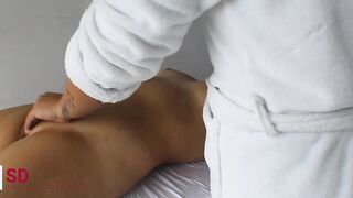 a strokes with a happy ending- porn into Spanish