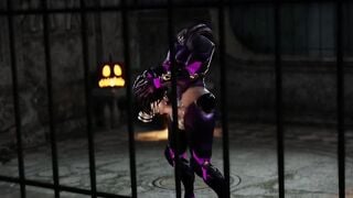 CARNAL INSTINCT the Queen of the Void masturbates with her own blowjob