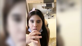 Quarantine Blowjobs with Colombian Beauty