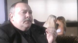 Superior blonde fucks her lesbo gf with african toy
