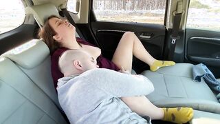 My driver noticed me masturbating during the trip and plowed me