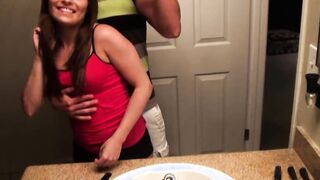 Stepsister makes a bunch of homemade sex tapes with her stepbrother