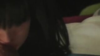 Bae blonde give dude bj during group sex then gets drilled