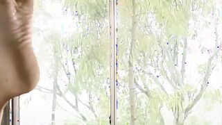 Big Titted sex fiend gets her tight pink twat slammed on bed