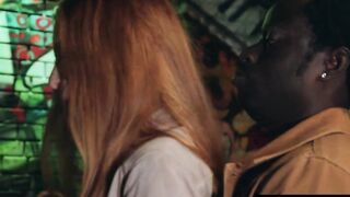 BLACKEDRAW Red-sexy Holly is thirsty for Freddy's bbcs