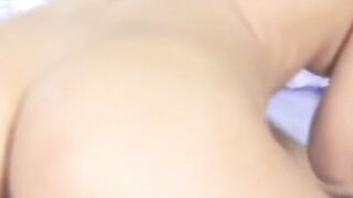 Bombshell Blonde using Vibrator
