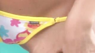 Losing the swim Suit at the Pool