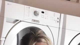 Jana Jordan Masturbates On The Washing Machine