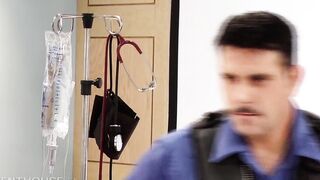 Big Titted Sex Detective Krissy Lynn gets her Curvy Butt Stuffed at the Hospital